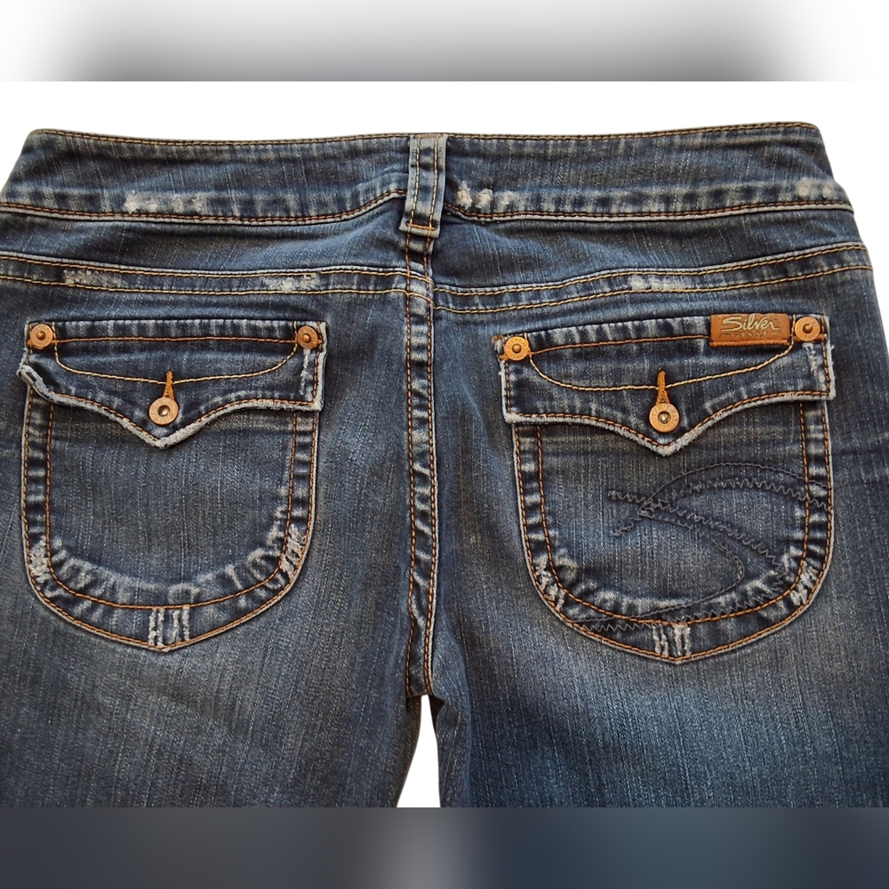 Silver Jeans Women's Pioneer Blue Jeans 32 X 33 EUC